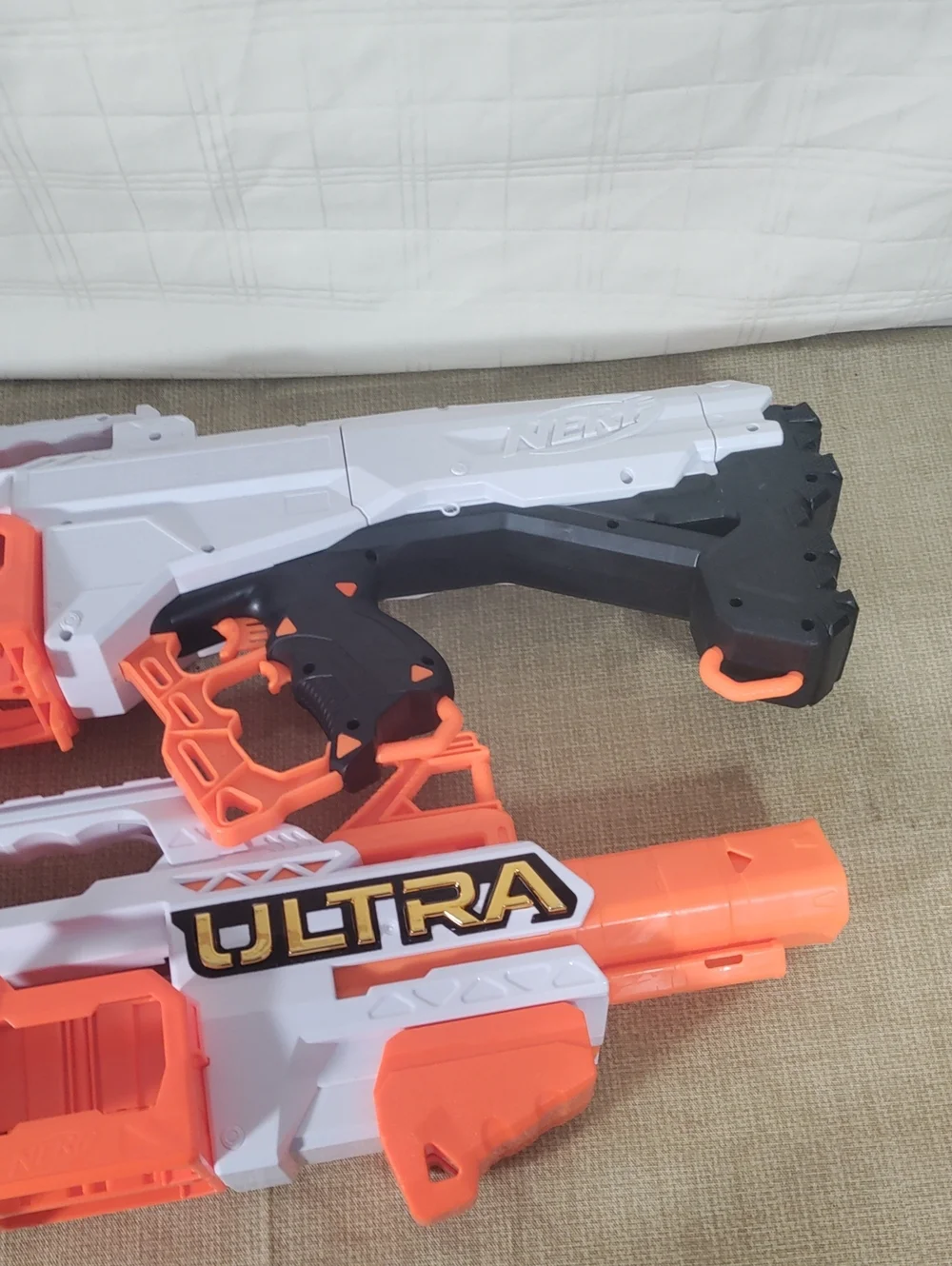 Nerf Ultra Select Fully Motorized Blaster F0958 Lot of 2 + 24 Darts (Tested)